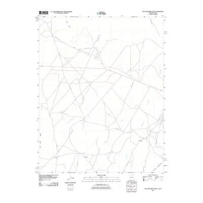 2011 Map of Toh Atin Mesa East, 2011 Print