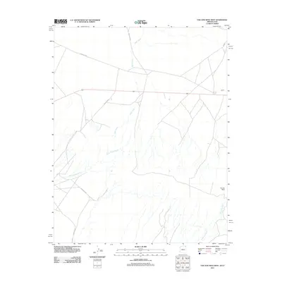 2011 Map of Toh Atin Mesa West, 2011 Print