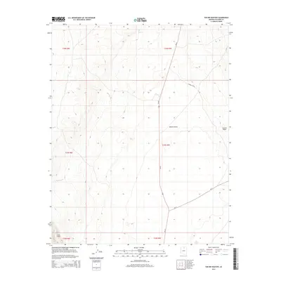 2014 Map of Toh Bih Nosteny, 2014 Print