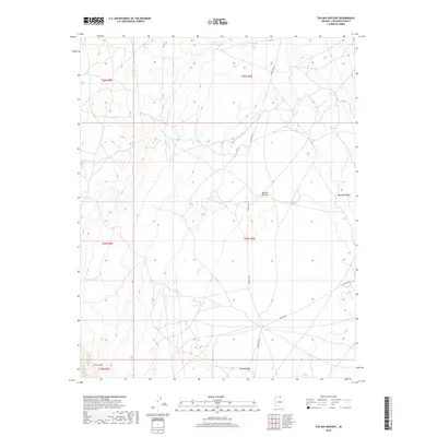 2018 Map of Toh Bih Nosteny, 2018 Print