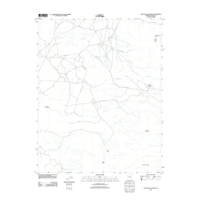 2011 Map of Toh Chin Lini Mesa, 2011 Print