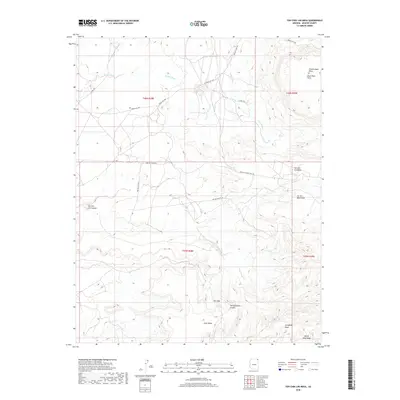 2018 Map of Toh Chin Lini Mesa, 2018 Print