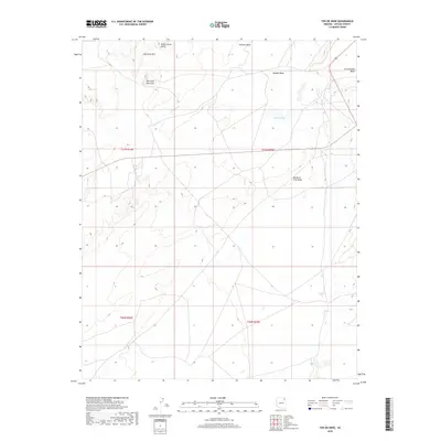 2018 Map of Toh De Niihe, 2018 Print
