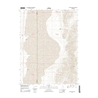 2014 Map of Tohakum Peak NE, 2014 Print