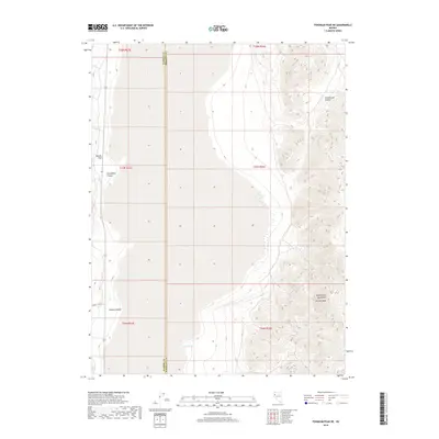 2018 Map of Tohakum Peak NE, 2018 Print