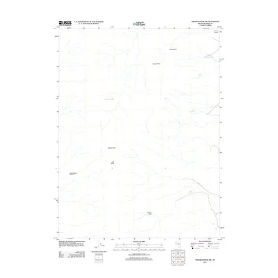 2011 Map of Tohakum Peak NW, 2011 Print