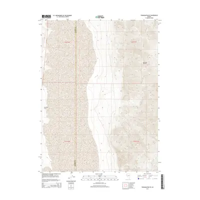 2014 Map of Tohakum Peak SE, 2014 Print