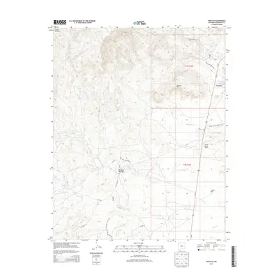 2013 Map of Tohatchi, 2013 Print