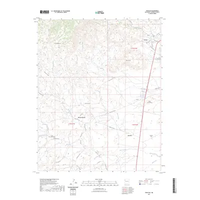 2023 Map of Tohatchi, 2023 Print