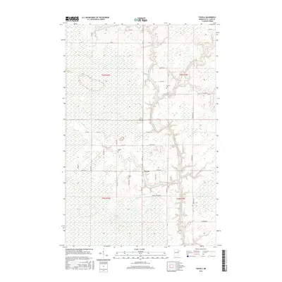 2016 Map of Toivola, 2016 Print