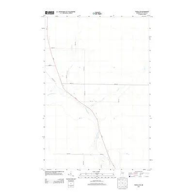 2013 Map of Toivola SW, 2013 Print