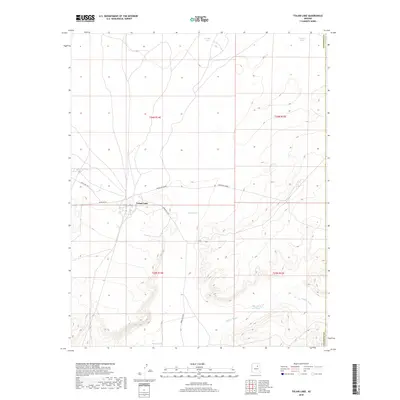 2018 Map of Tolani Lake, 2018 Print