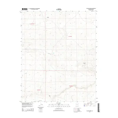 2014 Map of Tolapai Spring, 2014 Print