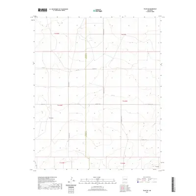 2020 Map of Tolar SW, 2020 Print