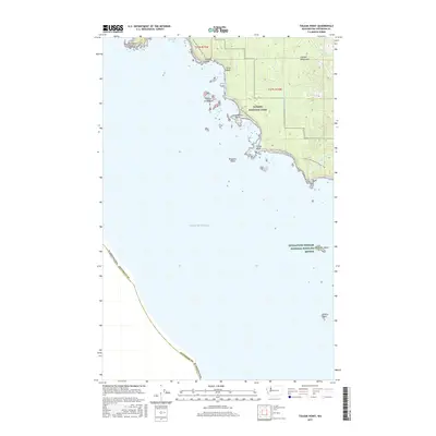 2017 Map of Toleak Point, 2017 Print