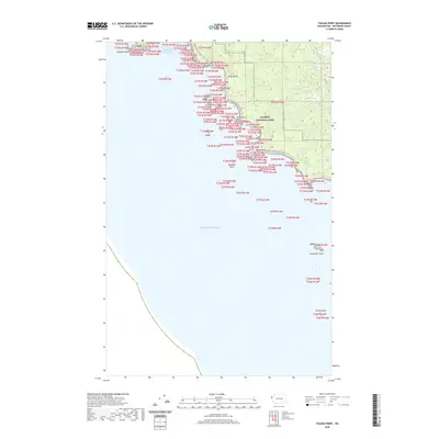 2020 Map of Toleak Point, 2020 Print