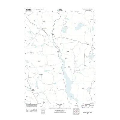 2012 Map of Tolland Center, 2012 Print