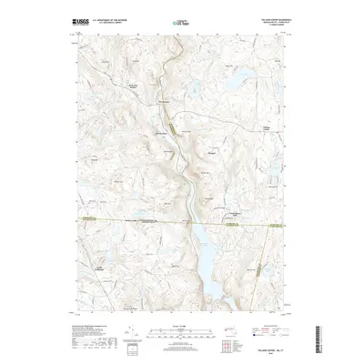 2018 Map of Tolland Center, 2018 Print