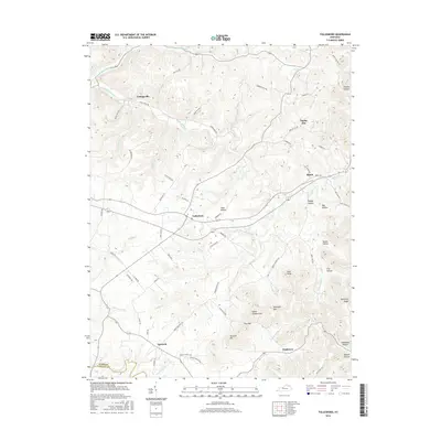2016 Map of Tollesboro, 2016 Print