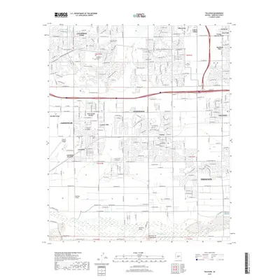 2018 Map of Tolleson, 2018 Print