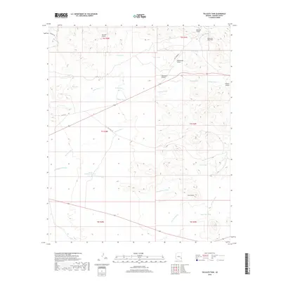 2018 Map of Tollgate Tank, 2018 Print