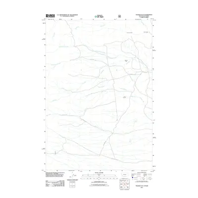 2011 Map of Tolman Flat, 2011 Print
