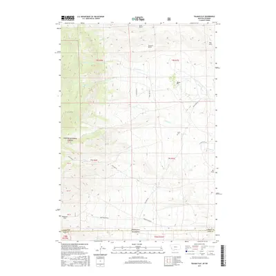 2017 Map of Tolman Flat, 2017 Print