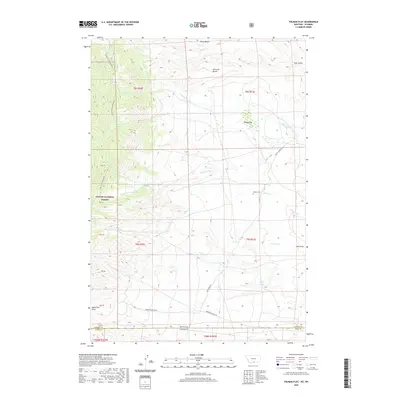 2020 Map of Tolman Flat, 2020 Print