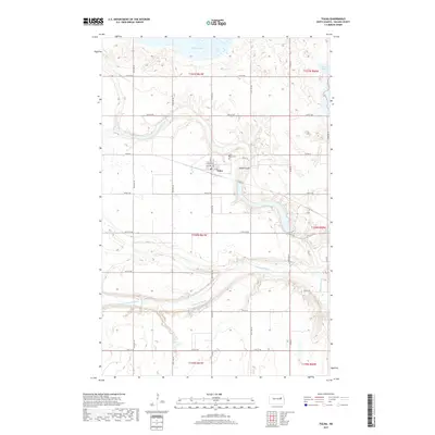 2017 Map of Tolna, 2017 Print