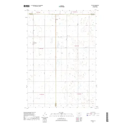 2017 Map of Tolstoy, 2017 Print