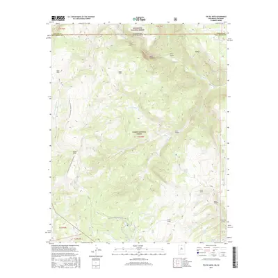2017 Map of Toltec Mesa, 2017 Print