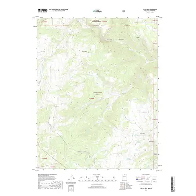 2020 Map of Toltec Mesa, 2020 Print