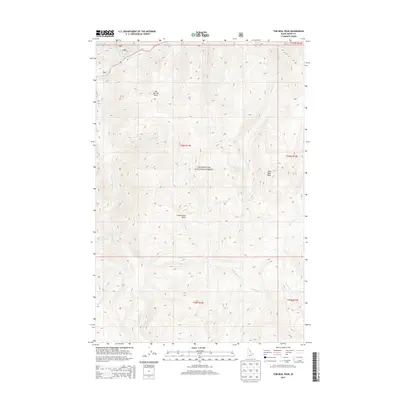 2013 Map of Tom Beal Peak, 2013 Print