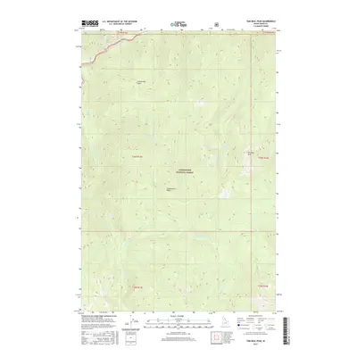 2017 Map of Tom Beal Peak, 2017 Print