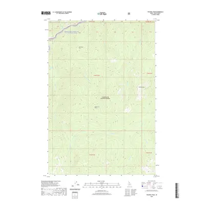 2020 Map of Tom Beal Peak, 2020 Print