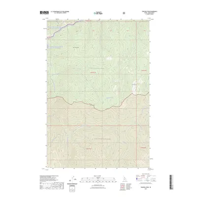 2023 Map of Tom Beal Peak, 2023 Print