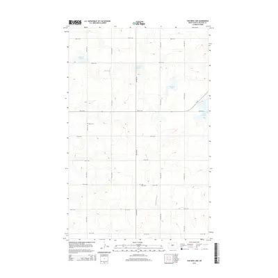 2014 Map of Tom Berg Lake, 2014 Print