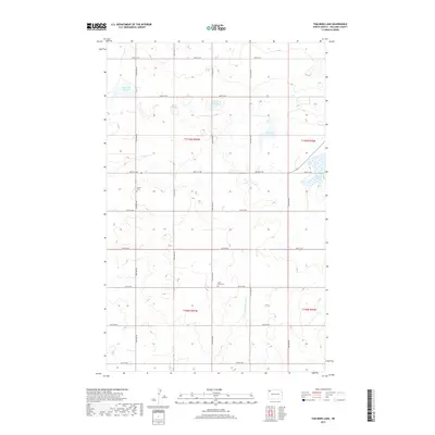2017 Map of Tom Berg Lake, 2017 Print