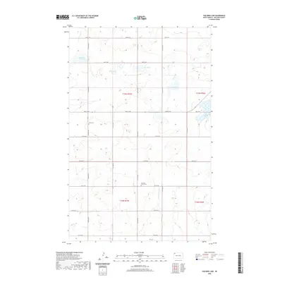 2020 Map of Tom Berg Lake, 2020 Print