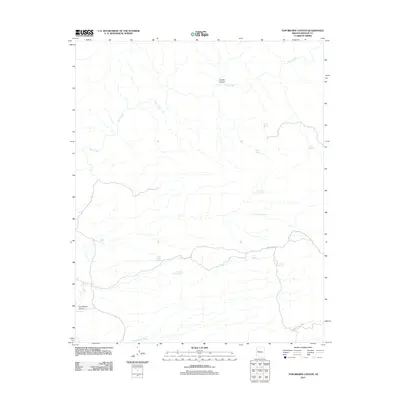 2011 Map of Tom Brown Canyon, 2011 Print