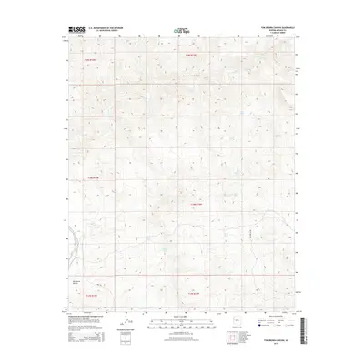 2014 Map of Tom Brown Canyon, 2014 Print