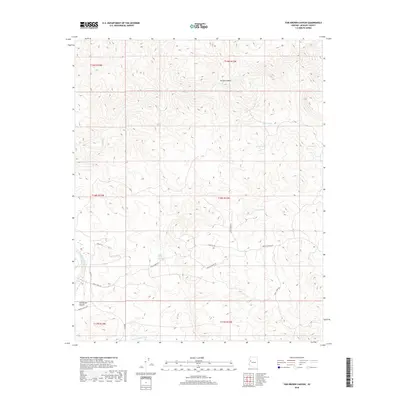 2018 Map of Tom Brown Canyon, 2018 Print