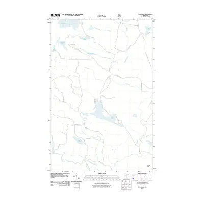 2011 Map of Tom Lake, 2011 Print