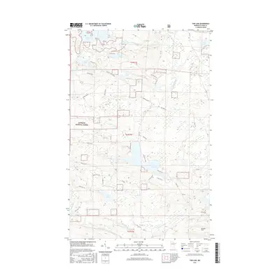 2016 Map of Tom Lake, 2016 Print