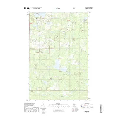2019 Map of Tom Lake, 2019 Print