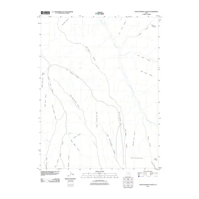 2011 Map of Tom Patterson Canyon, 2011 Print