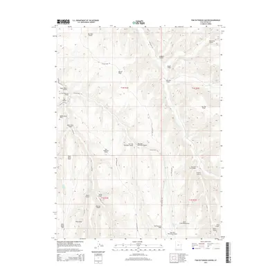 2014 Map of Tom Patterson Canyon, 2014 Print