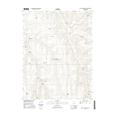 2017 Map of Tom Patterson Canyon, 2017 Print