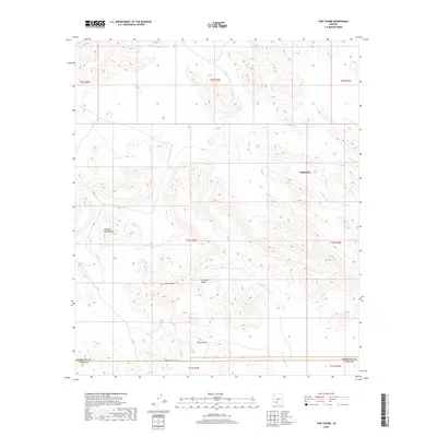 2018 Map of Tom Thumb, 2018 Print