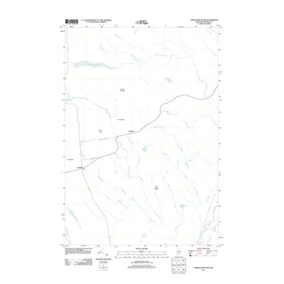 2011 Map of Tomah Mountain, 2011 Print